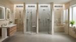 Душевые кабины с низким поддоном: размеры 80x80, 90x90, 120x80 и 120x120